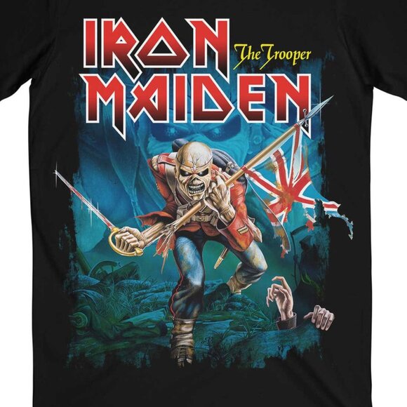 Iron Maiden Trooper Eddie Large Eyes Shirt 99 - Picture 2 of 5